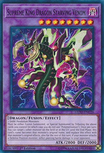 yu-gi-oh Supreme King Dragon Starving Venom - LEDD-ENC26 - Common - 1st Edition - Legendary Dragon Decks (1st Edition)