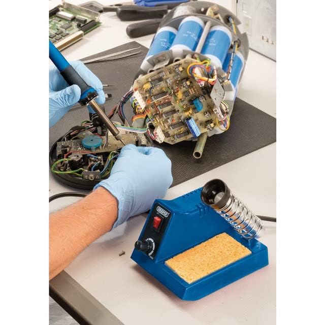 Draper 61478 40W Soldering Station With Adjustable Temperature – Blue, Overheat Protection - View #8