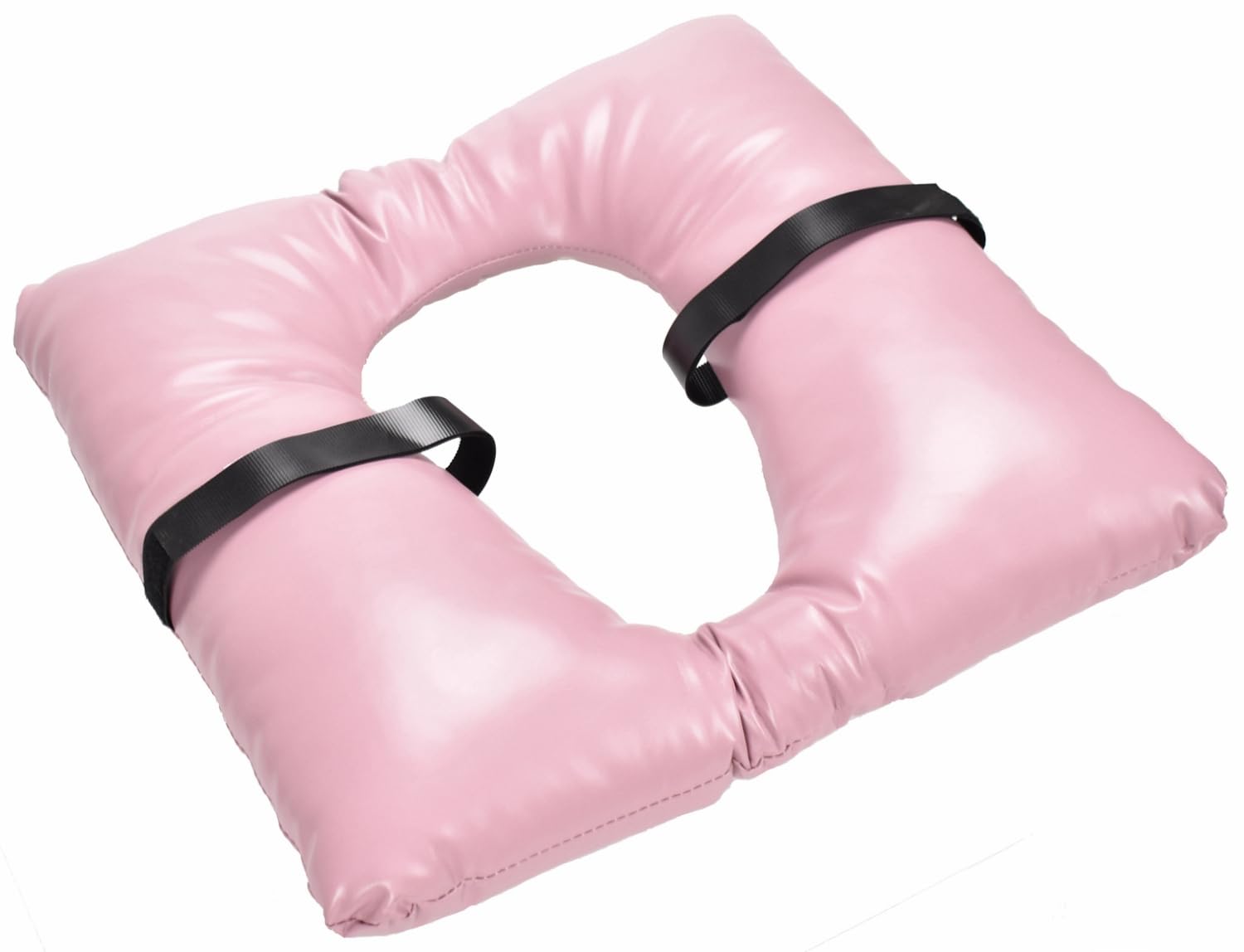 Bedside Commode Seat Cushion, Soft Seat Pad Cover Toilet Seat Cushion with Fixed Straps, Comfortable Commode Padded Seat, Waterproof Padded Cushion for Commode Chair