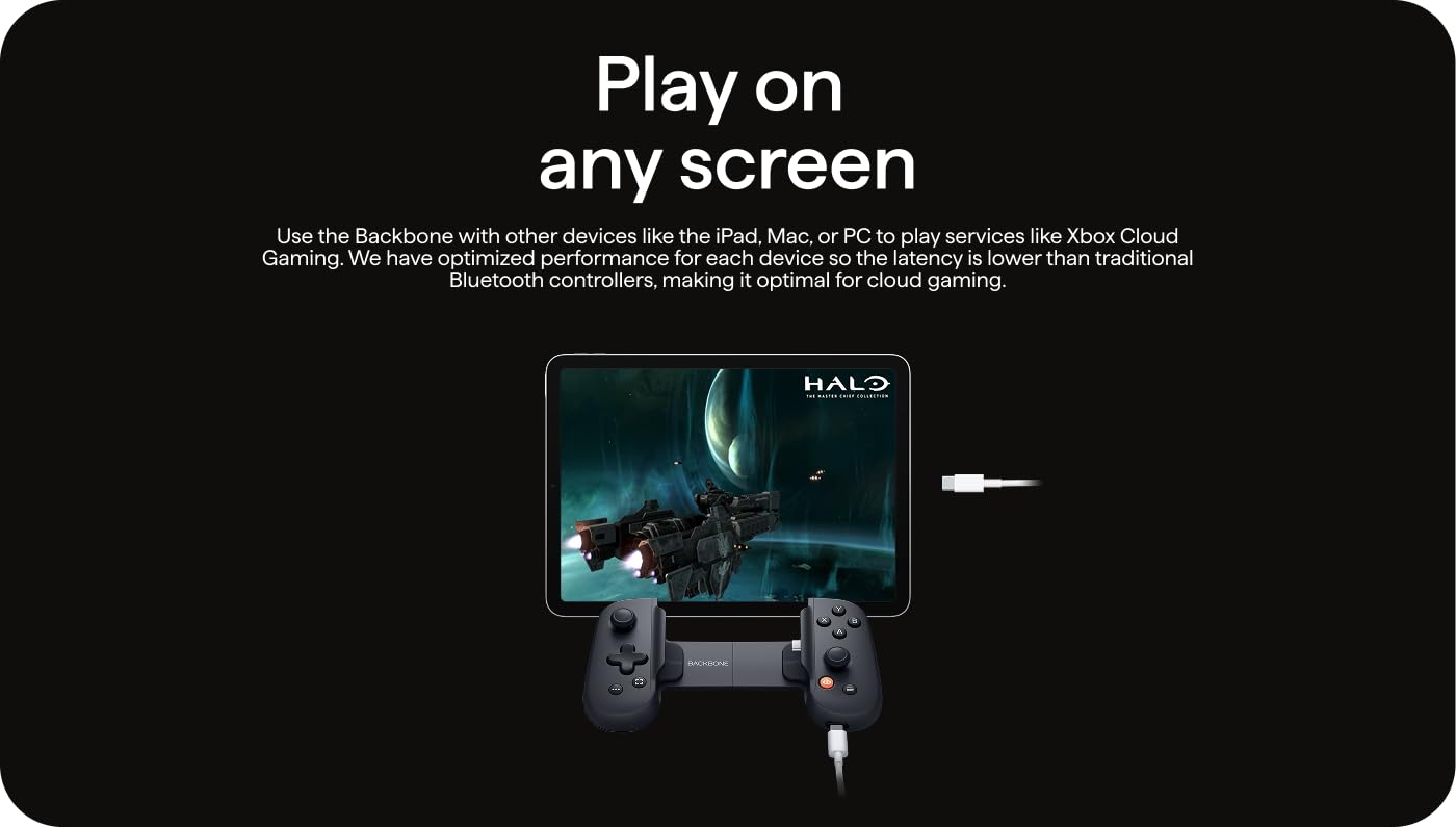 BACKBONE One Mobile Gaming Controller for Android and iPhone 15/16