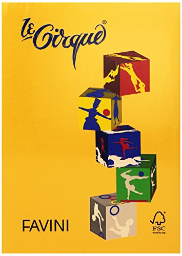 Papier A4 80 g/m² 500 feuilles Favini Le Cirque jaune pour impression et dessin