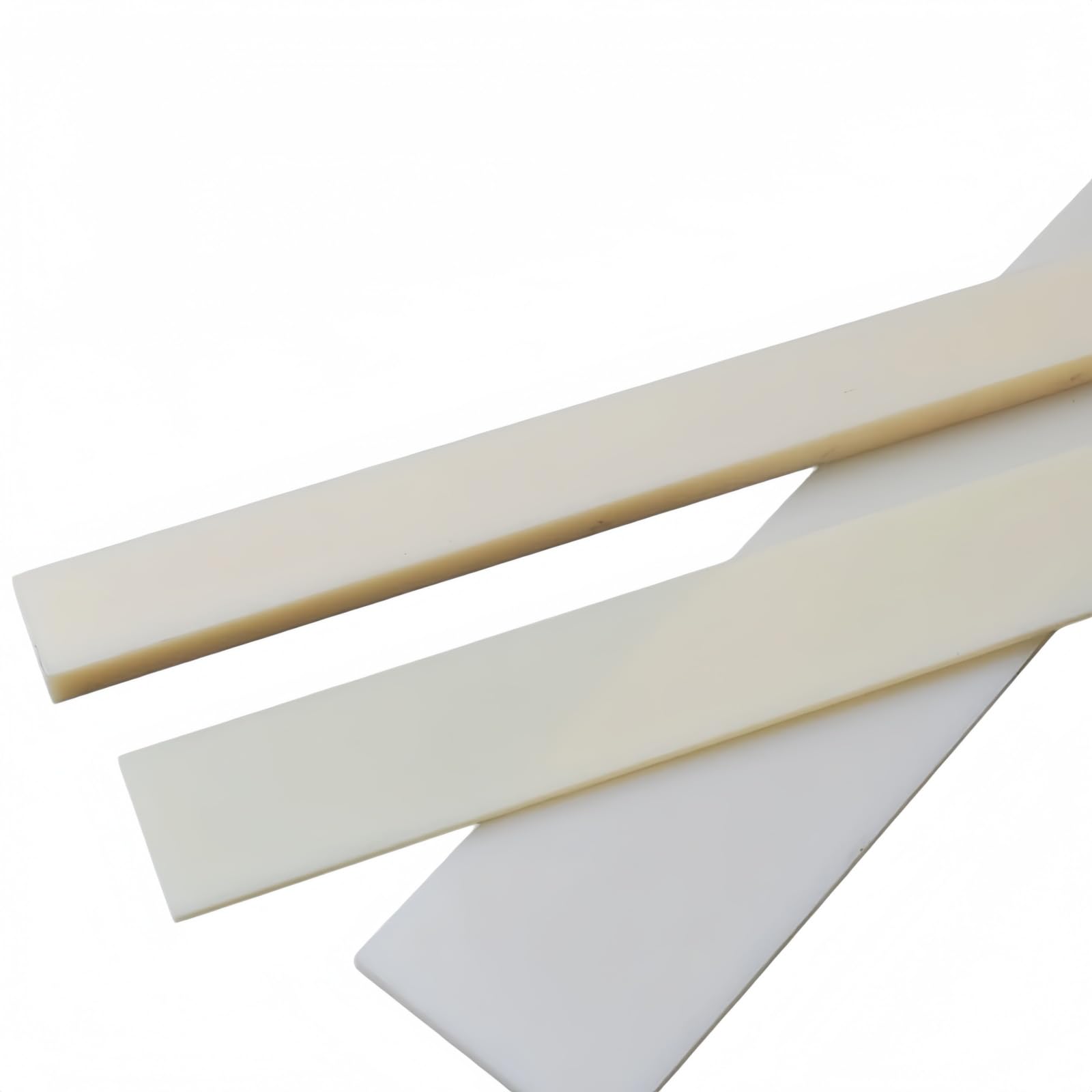 Purzen ABS Plastic Flat Bar Beige Rectangular Strip Rigid Smooth Surface for Milling Laser Cutting Structural Support Enclosure DIY Fabrication 500mm×50mm,4mm