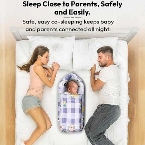Image of StarAndDaisy Baby Mosquito Net with Mattress and Sleeping Bag, Foldable Mosquito Net Bed with Breathable Mesh, Portable Baby Bedding Set for Newborn