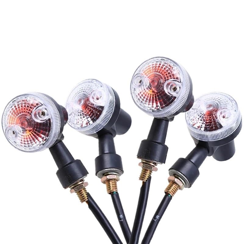 Clignotants moto universels 4 pièces feu clignotant pour GN125