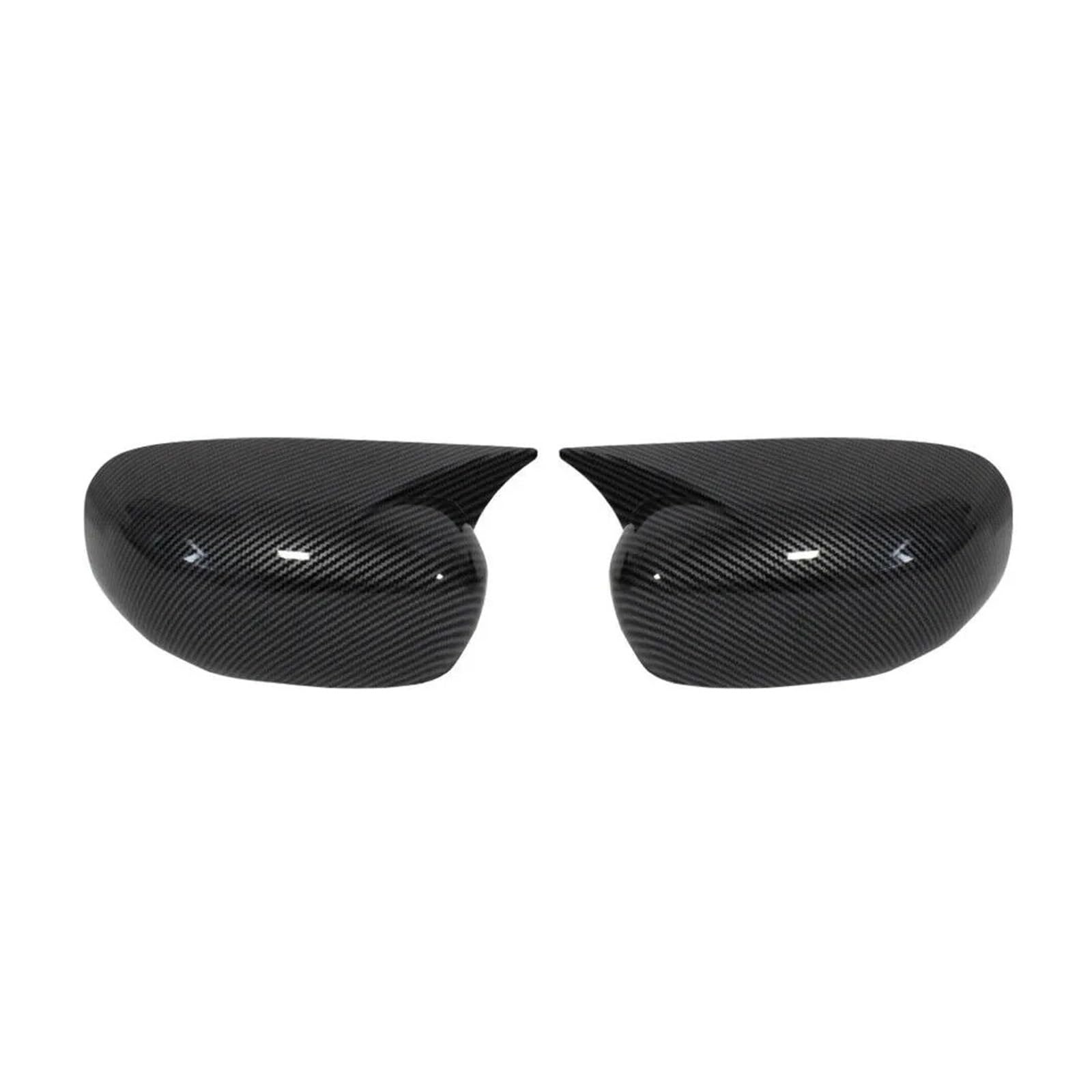 Rearview Mirror Cover Cap for Dodge for Magnum for Charger 2005-2010 Car Sticker Cover Rearview Side Mirror Wing Cap Exterior Door Case Trim(Carbon Look)