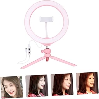 UKCOCO 1 Set Photography Fill Light Ring Bracket Adjustable Stand LED Stand Makeup Ring Light Live Ring Light Self Media Ring Light Fill Light Makeup Fill Light Electronic Fill Light Abs