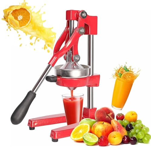 Manual Orange Juicer, Professional Citrus Juicer, Heavy Duty Orange Juice Squeezer, Orange Crusher Lemon Squeezer for Fruit Drink Shops