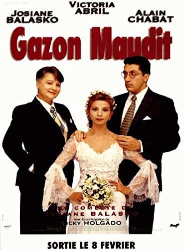 Affiche de cinema Gazon Maudit 1994 Victoria Abril 116x158 cm pour decoration murale rétro