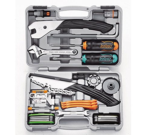 Maletin Profesional Icetoolz de Herramientas de Acero CR-MO CNC Mecanizado para Bicicleta...
