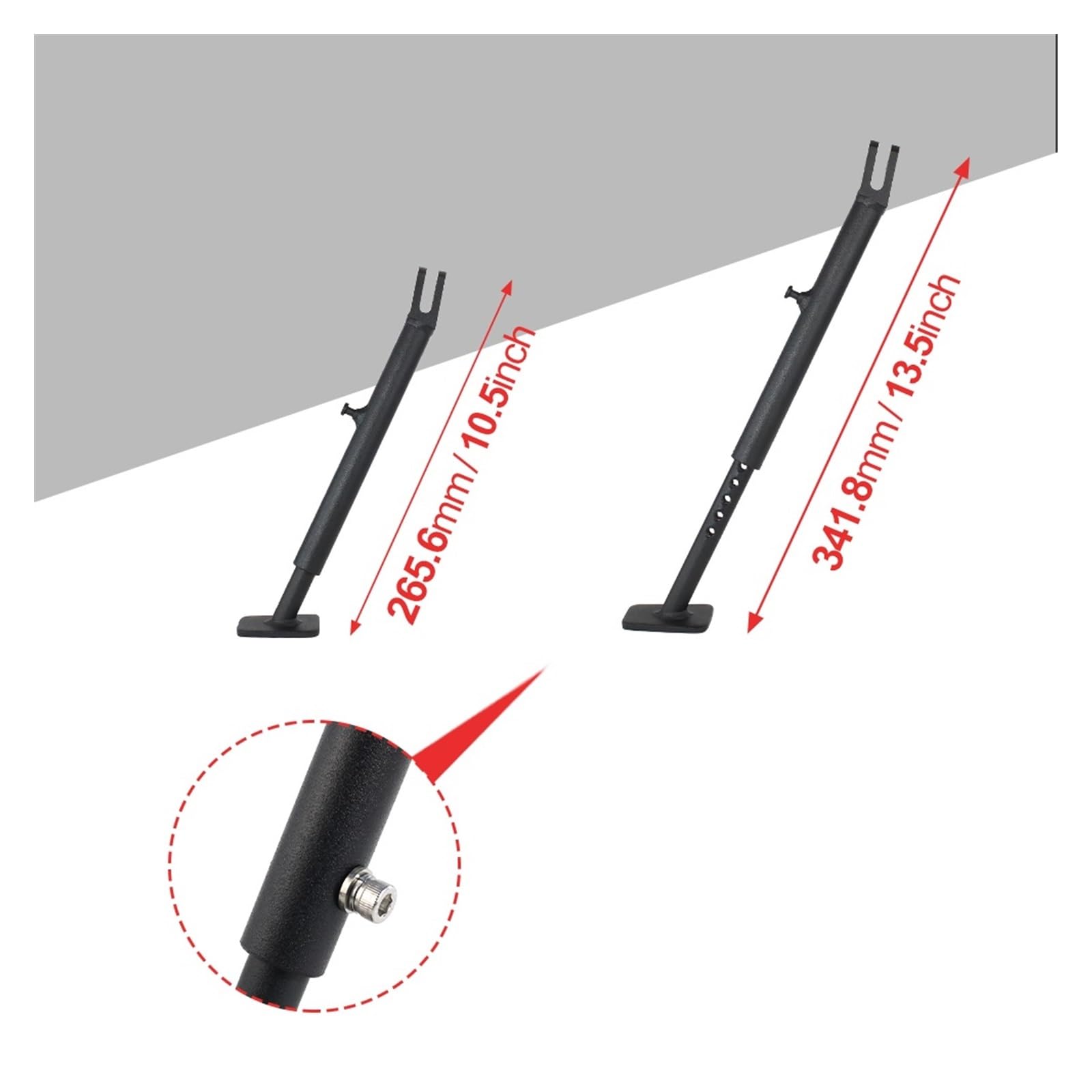 Xitomer 0-4'' Adjustable Lowering Kit, Fit For DR-Z125 2003-2010 / DR-Z125 2018-2023 / DR-Z125L 2003-2022, Suspension Links Lower Kits Lowering (Black), Lowering Kits - Canada - View #13
