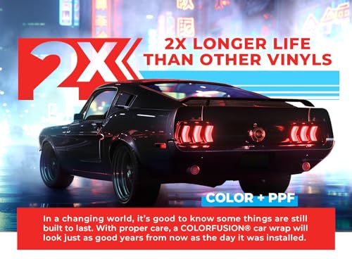 Image of ColorFusion PPF by VViViD, Gloss Storm Grey Dry Apply PPF Vinyl Car Wrap Roll 1ft x 5ft
