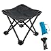 Garne T Mini Portable Folding Stool,Outdoor Folding Chair for Camping,Fishing,Travel,Hiking,Garden,Beach, Quickly-Fold Chair Oxford Cloth with Carry Bag