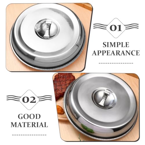 Cubierta de comida de acero inoxidable, tapas protectoras para barbacoa Ciieeo 4