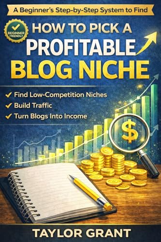 How to Pick a Profitable Blog Niche: A Beginner’s Step-by-Step System to Find Low-Competition Niches, Build Traffic, and Turn Blogs Into Income (Follow Me)