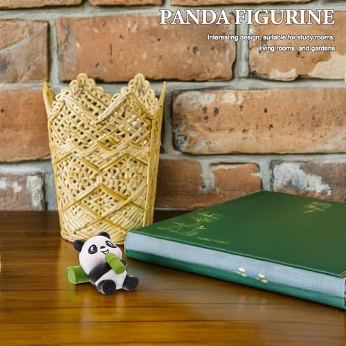 Figurines panda PVC étanches grand modèle décor de table extérieur