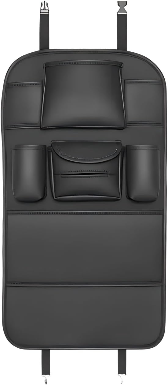 に適用 レクサスRX RX300 RX330 RX350 2004-2009~現行 車用収納袋 シートバックポケット 皮革製 取り付