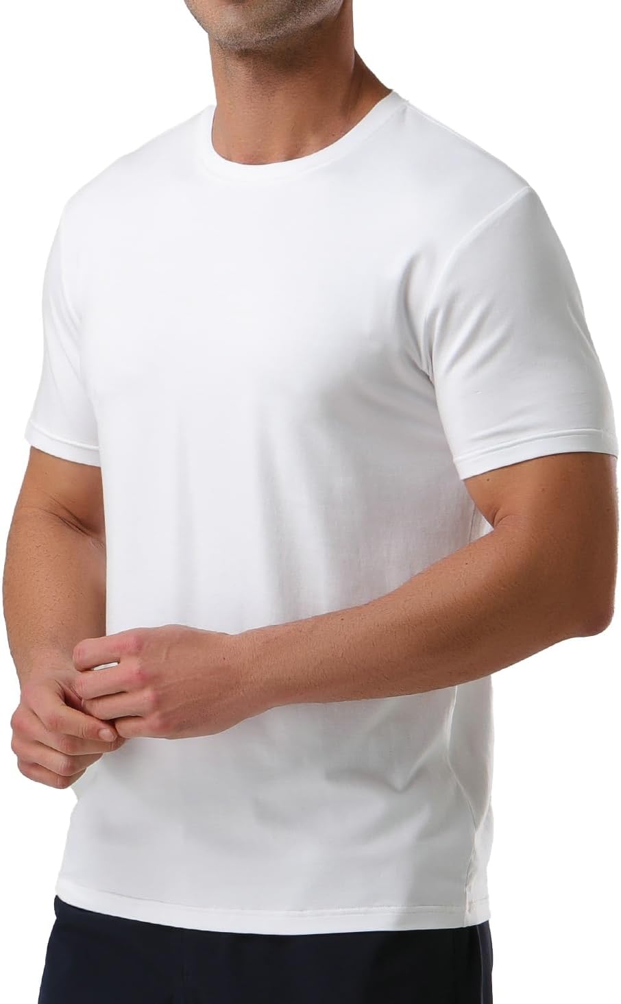 Pioneer Camp Mens T Shirts Cotton Casual Crew Neck Short/Long Sleeve Basic Heavyweight Soft Plain Tees Classic Fit Tshirts