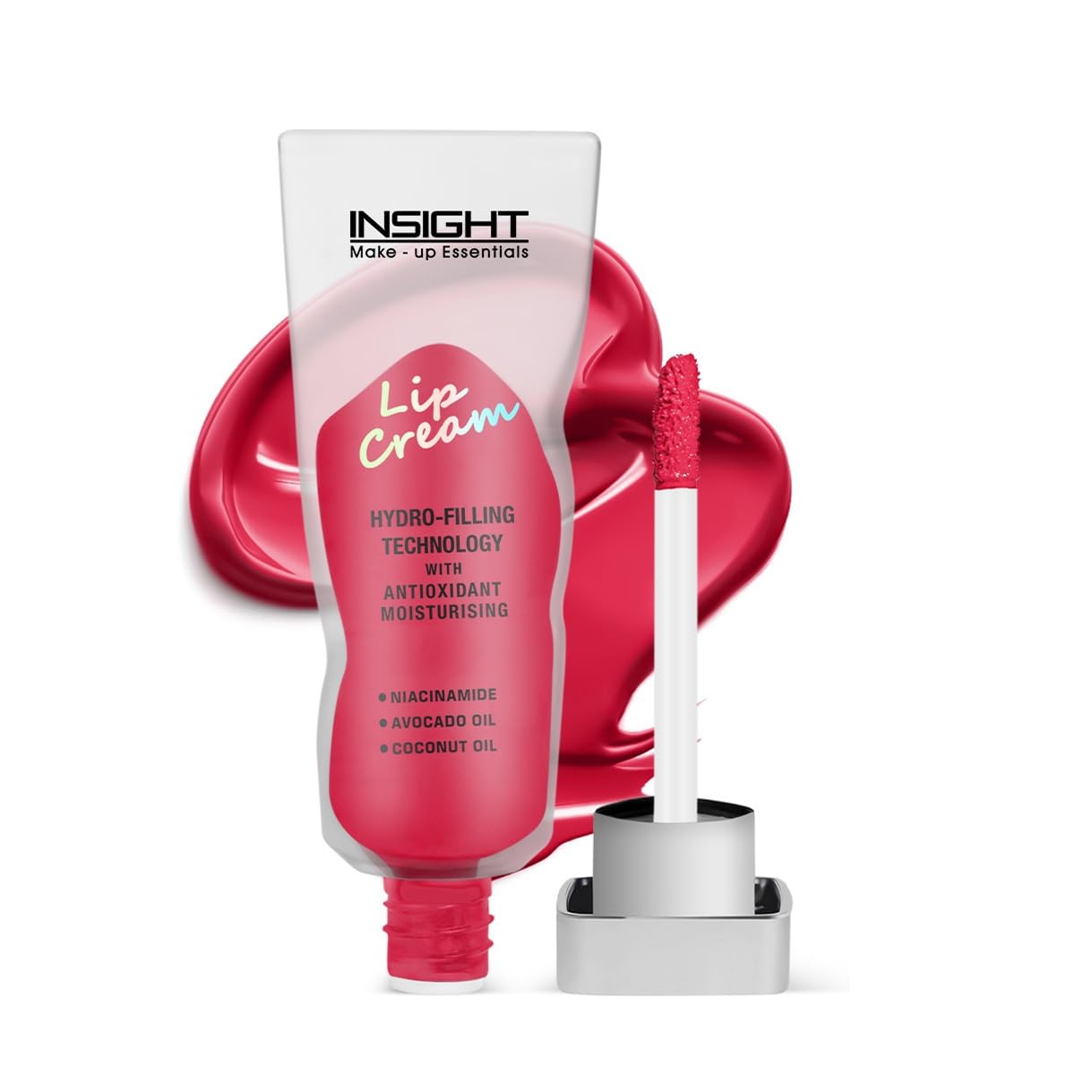 INSIGHT Lip Cream - Athena | Long Lasting | Easy to Wear | Non-Sticky & Transferproof | Liquid Matte Formula | 16 Hr Wear | Infused with Avocado, Coconut Oil & Niacinamide - 5g