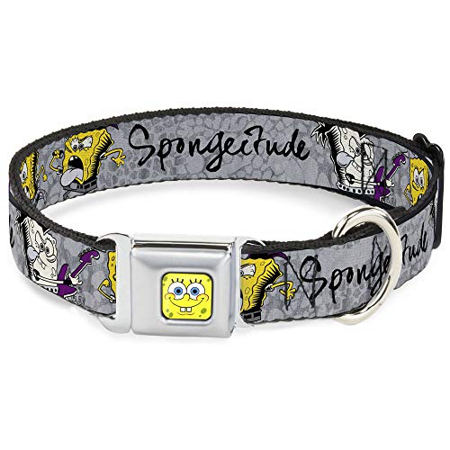 Collier pour chien Bob l'éponge 3 poses avec boucle robuste