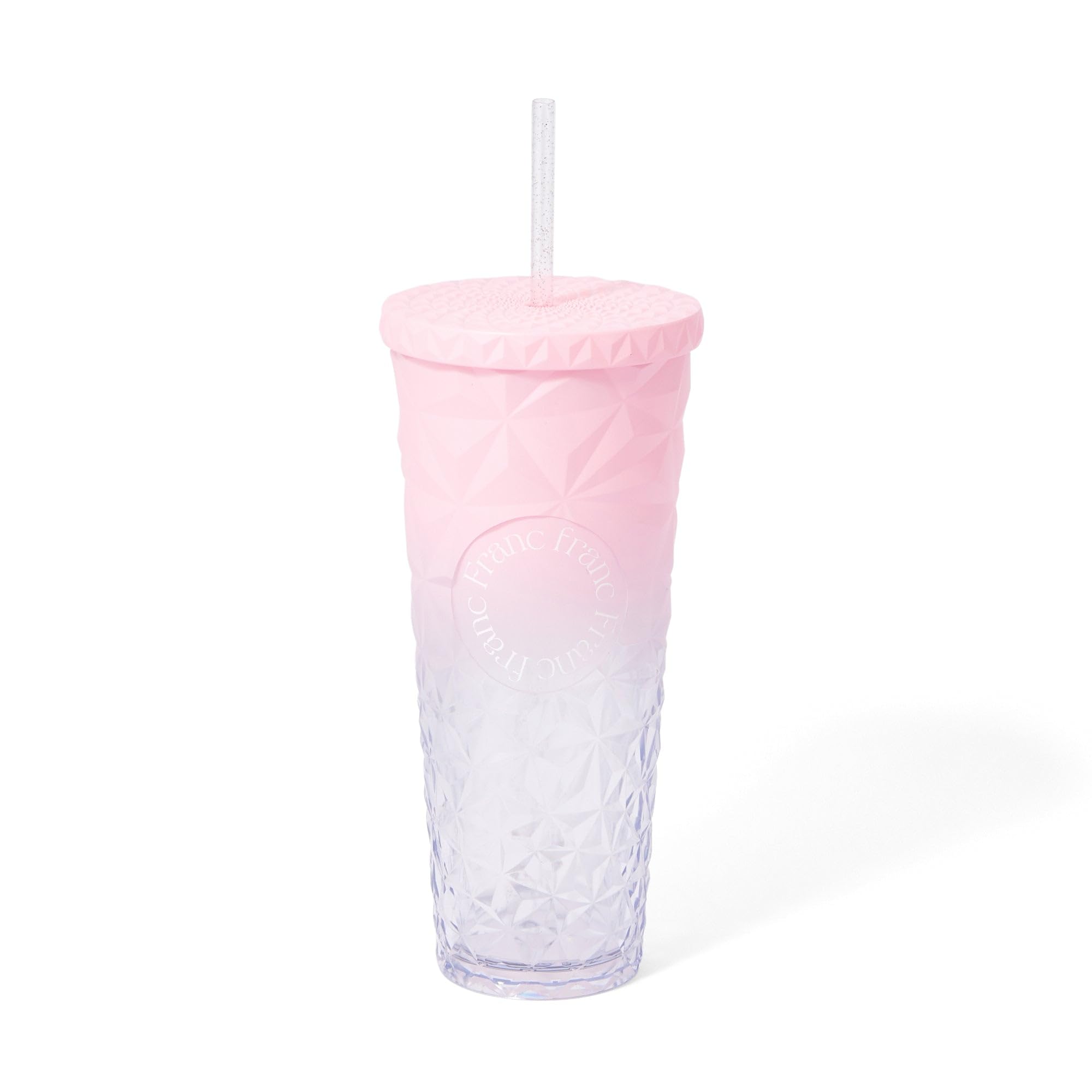Francfranc フランフラン カラー プラスチックタンブラー L ピンク…