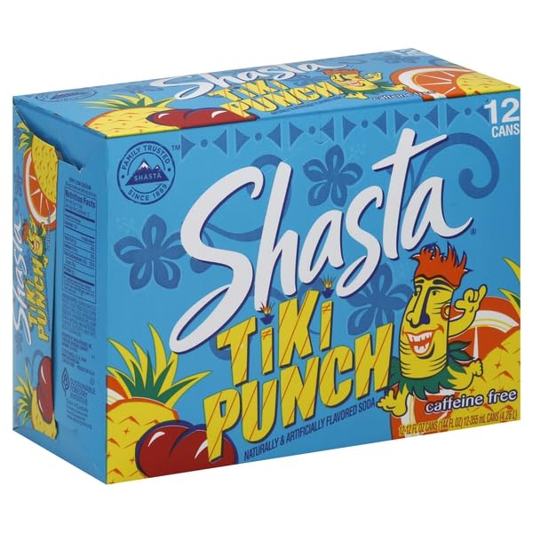 Shasta Cola, Tiki Punch, 144 Ounce