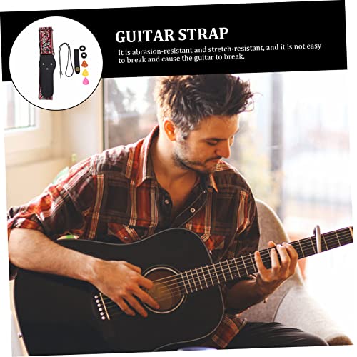 DIKACA 1 Ensemble De Sangle De Guitare Plectre De Guitare Bandoulière Réglable Sangle D’Épaule De Guitare Large Ceinture Sangle Serrures Réglable Ukulélé Guitare Ceinture Ukulélé Choix - Les Beatles, Paul McCartney, John Lennon, RIngo Starr, George Harrison DIKACA 1 Ensemble De Sangle De Guitare Plectre De Guitare Bandoulière Réglable Sangle D'Épaule De Guitare Large Ceinture Sangle Serrures Réglable Ukulélé Guitare Ceinture Ukulélé Choix – Image 5