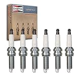 6 pc Champion Copper Plus Spark Plugs compatible with Kia Sedona 3.3L 3.5L V6 2011-2018