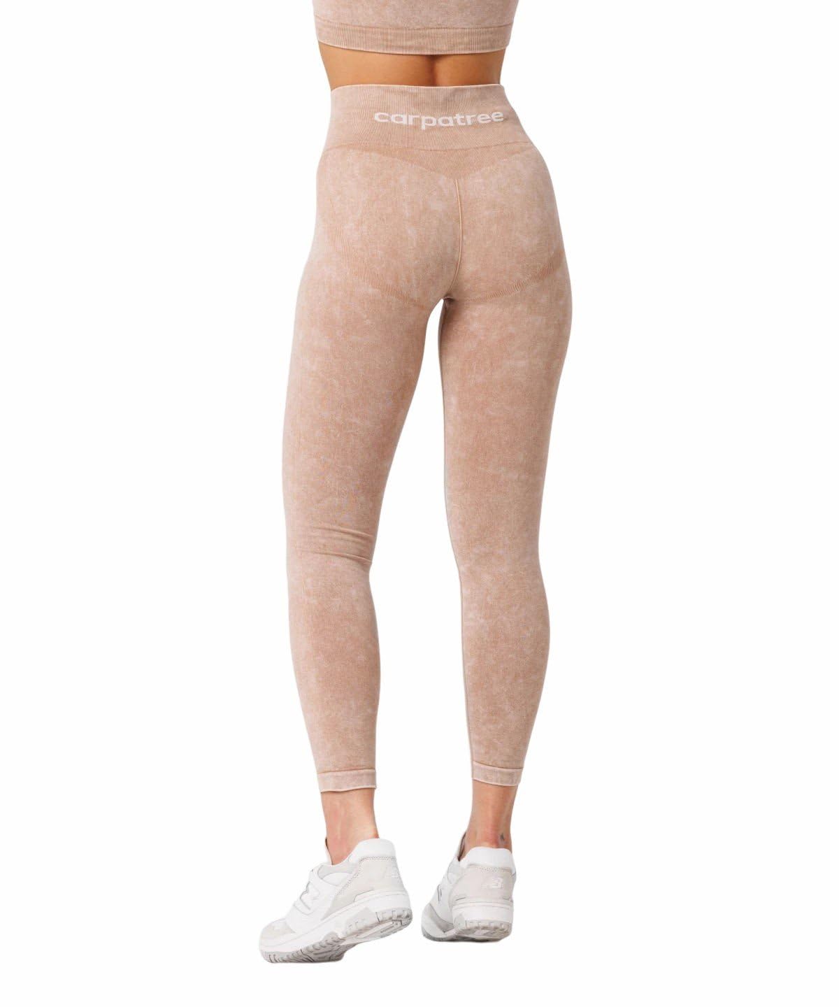 carpatree - Leggings deportivos para mujer, leggings deportivos sin costuras y opacos, cintura alta, gran flexibilidad, mallas de marca para entrenamiento, gimnasio, yoga
