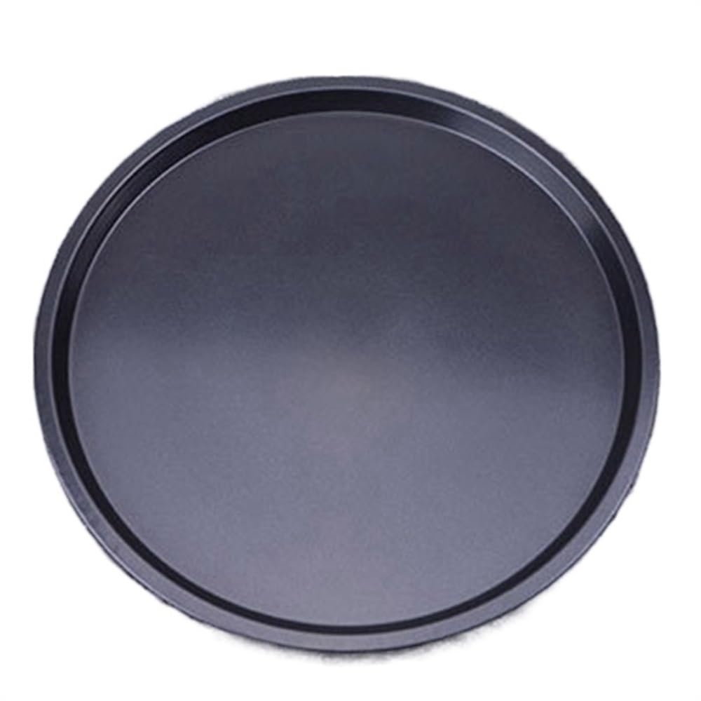 Molde para Pizza de Acero al Carbono de 9/10/11/12/14 Pulgadas, Antiadherente, para Pizzas, Bandeja Poco Profunda, Utensilios de repostería para el hogar (10 Pulgadas)