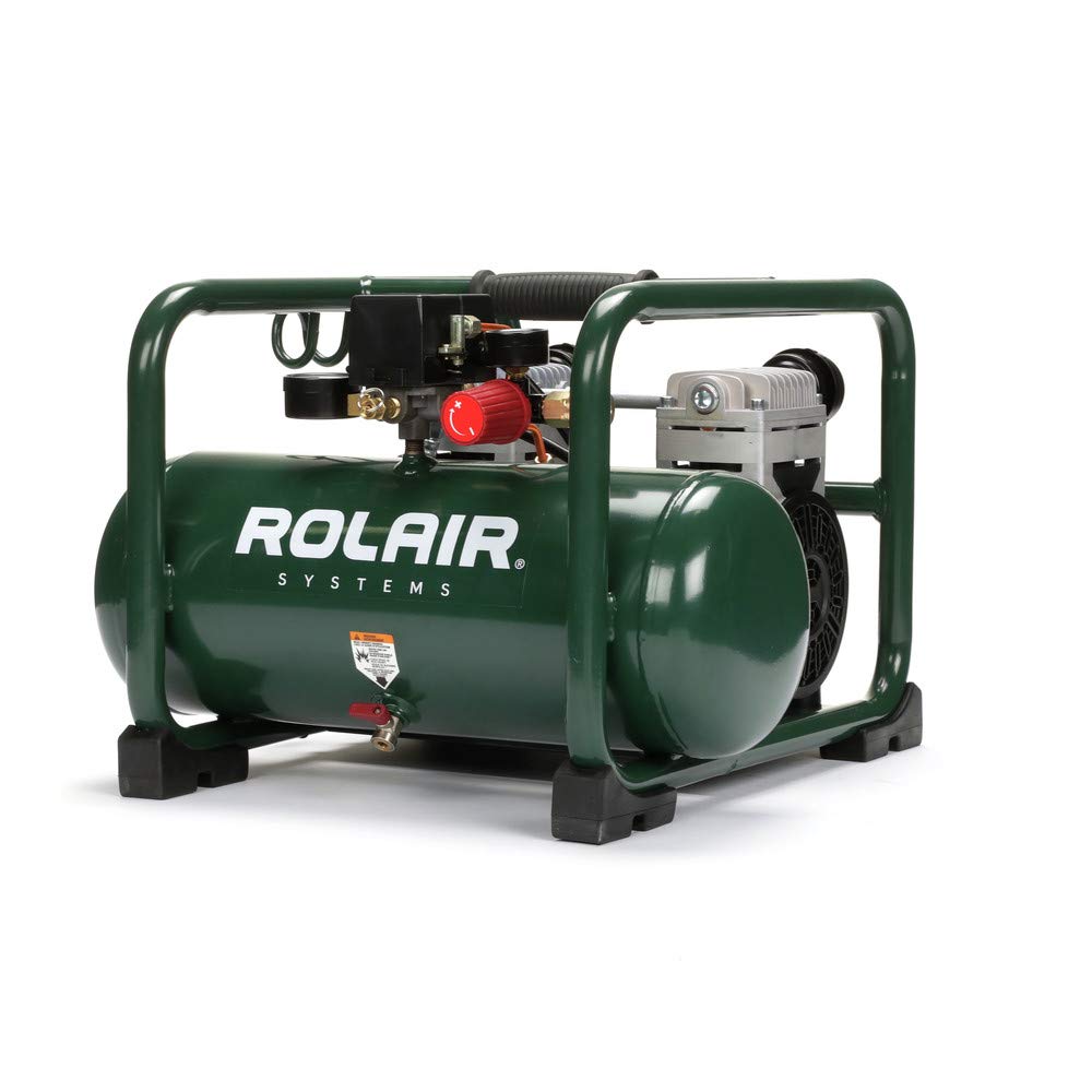 Rolair Hand Carry Portable 2HP Air Compressor Rolair JC20 Super Quiet 