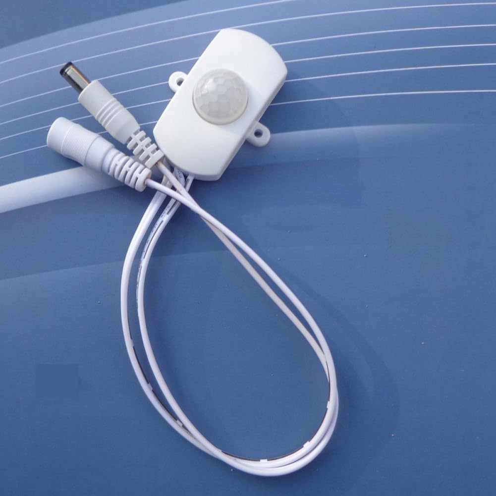 Barfeery Motion Sensor Switch Detector Switch Module DC 6V 12V 24V 5A PIR for LED Strip Light (White) - Image 4
