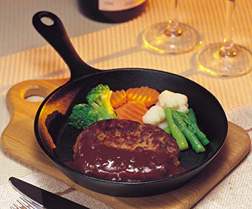 Iwachu 24015 Family Pan 17, Black Baking, Inner Diameter: 6.5 inches (16.5 cm), Induction Compatible, Nambu Ironware