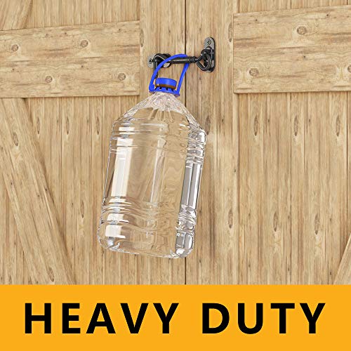 Skysen 4” Privacy Hook Latch For Sliding Barn Door, Black(2802) #TOP3