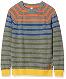 Kurzbeschreibung: Auf modischen Streifzug begeben sich Jungs mit diesem Sweater aus angenehmem Baumwollstrick.