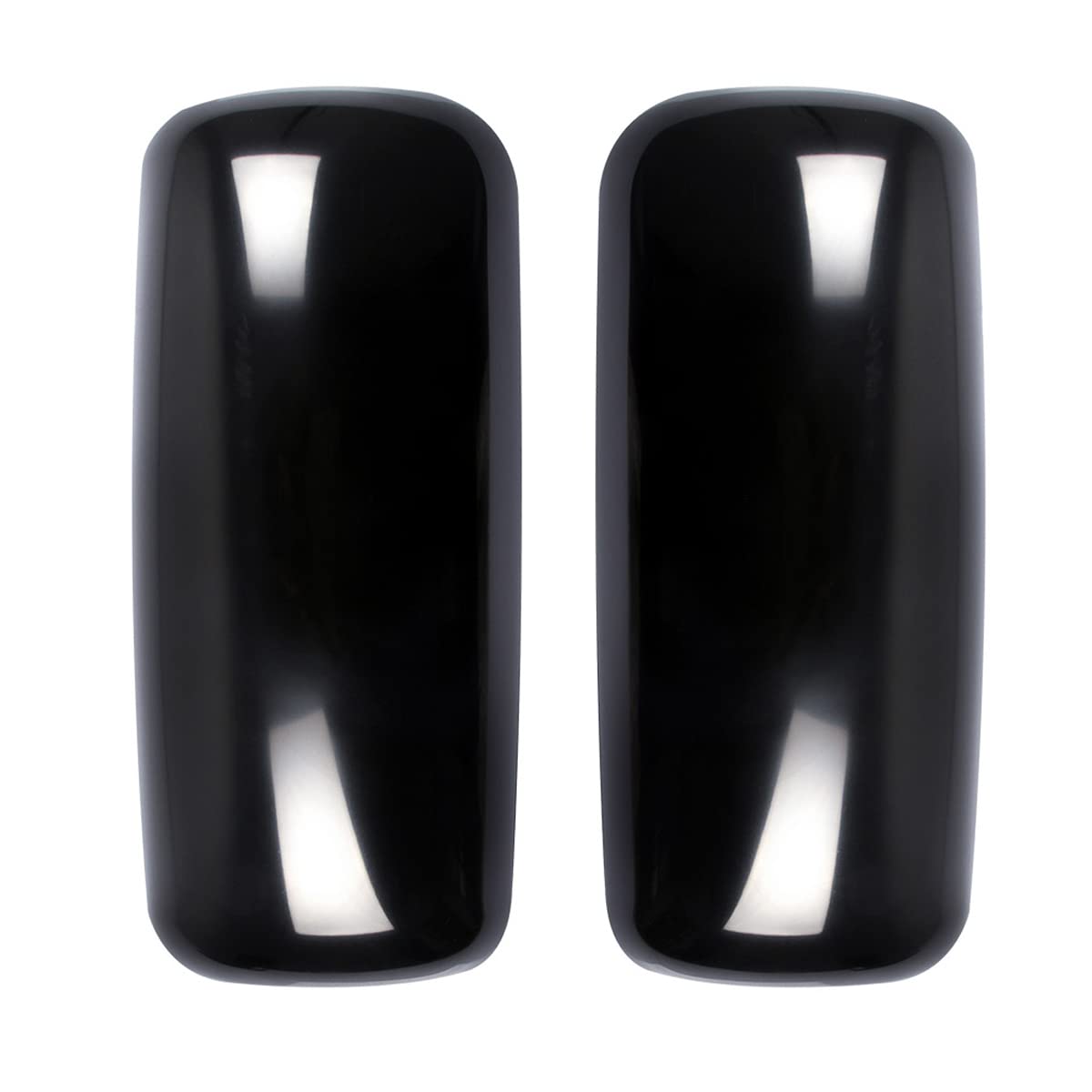 Yuanone Door Mirror Covers Fit 2008-2016 For Kenworth T170/T270/T370/T440/T470/T660/T800, Driver & Passenger Side (Black)