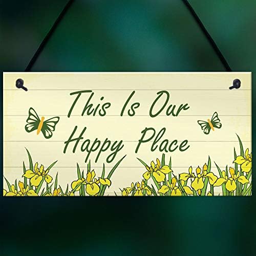 RED OCEAN Novelty Garden Signs And Plaques Summer House Sign Garden Shed Sign Keepsake Gift