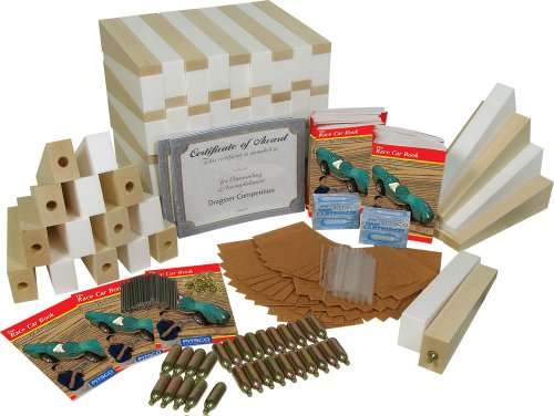 Pitsco Basswood CO2 DragPak (For 50 Students)