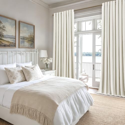 TWODRAPES 108 Inch Curtains 100% Blackout Curtains for Living Room Bedroom by TWODRAPES - Used condition - Image 7