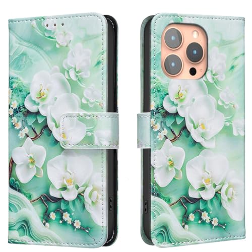 Étui iPhone 15 Pro Max fleur blanche idéal pour vos sorties citadines