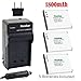 Kastar D-LI92 Battery (3-Pack) and Charger Kit for Ricoh Pentax D-LI92 Olympus LI-50B and Pentax Optio I-10, RZ10, RZ18, WG-1, WG-1 GPS, WG-2, WG-2 GPS, WG-3, WG-3 GPS, WG-4, WG-4 GPS, WG-10, X70