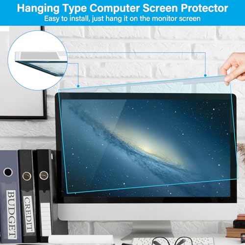 Image of MOSISO Computer Blue Light Blocking Screen Protector Anti-UV Filter Film (Pack of 2)