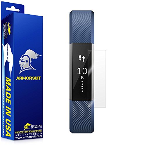 ArmorSuit [2 Pack] MilitaryShield Screen Protector for Fitbit Alta - [Max Coverage] Anti-Bubble HD Clear Film
