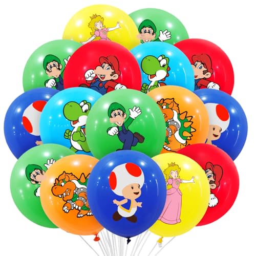 Siphus Balões infantis de aniversário, 24 peças balão de látex, kit Supplies Theme Party, decoração de aniversário festa meninos e meninas