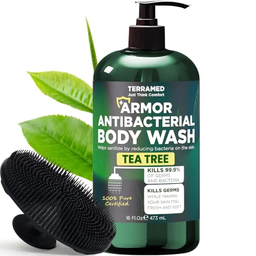 Image of Antibacterial Body Wash with Tea Tree Oil for Back Acne & Skin Irritation