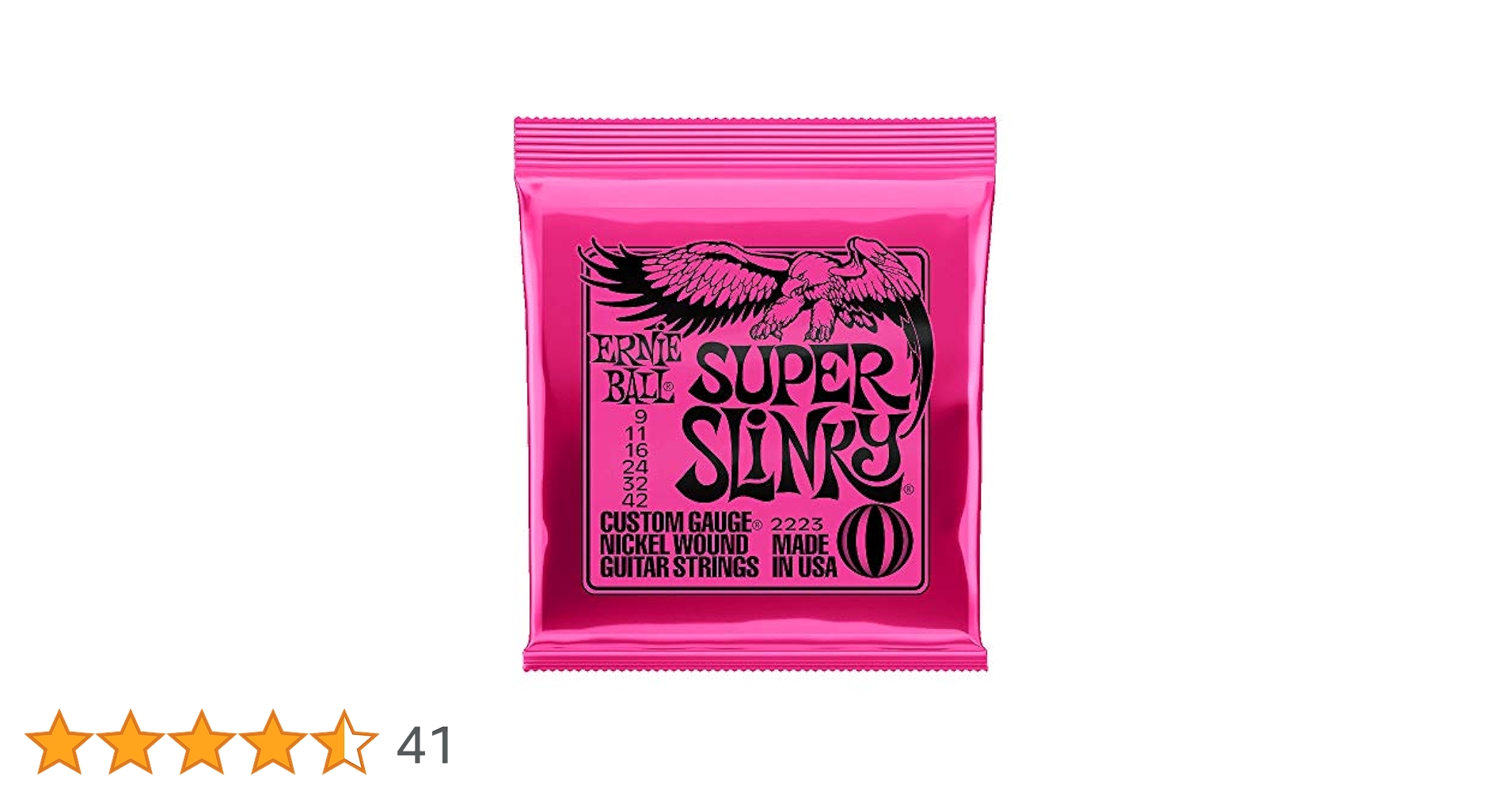 Amazon.co.jp: アーニーボール 【3セット】 ERNIE BALL 09-42