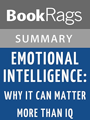 Amazon Com Summary Study Guide Emotional Intelligence Why It Can Matter More Than Iq By Daniel Goleman Ebook Bookrags Kindle Store