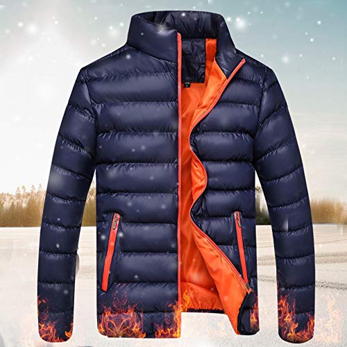 Winter Jackets for Men - Lightweight Puffer Quilted Jacket, Packable Down Coat, Stand Up Collar2