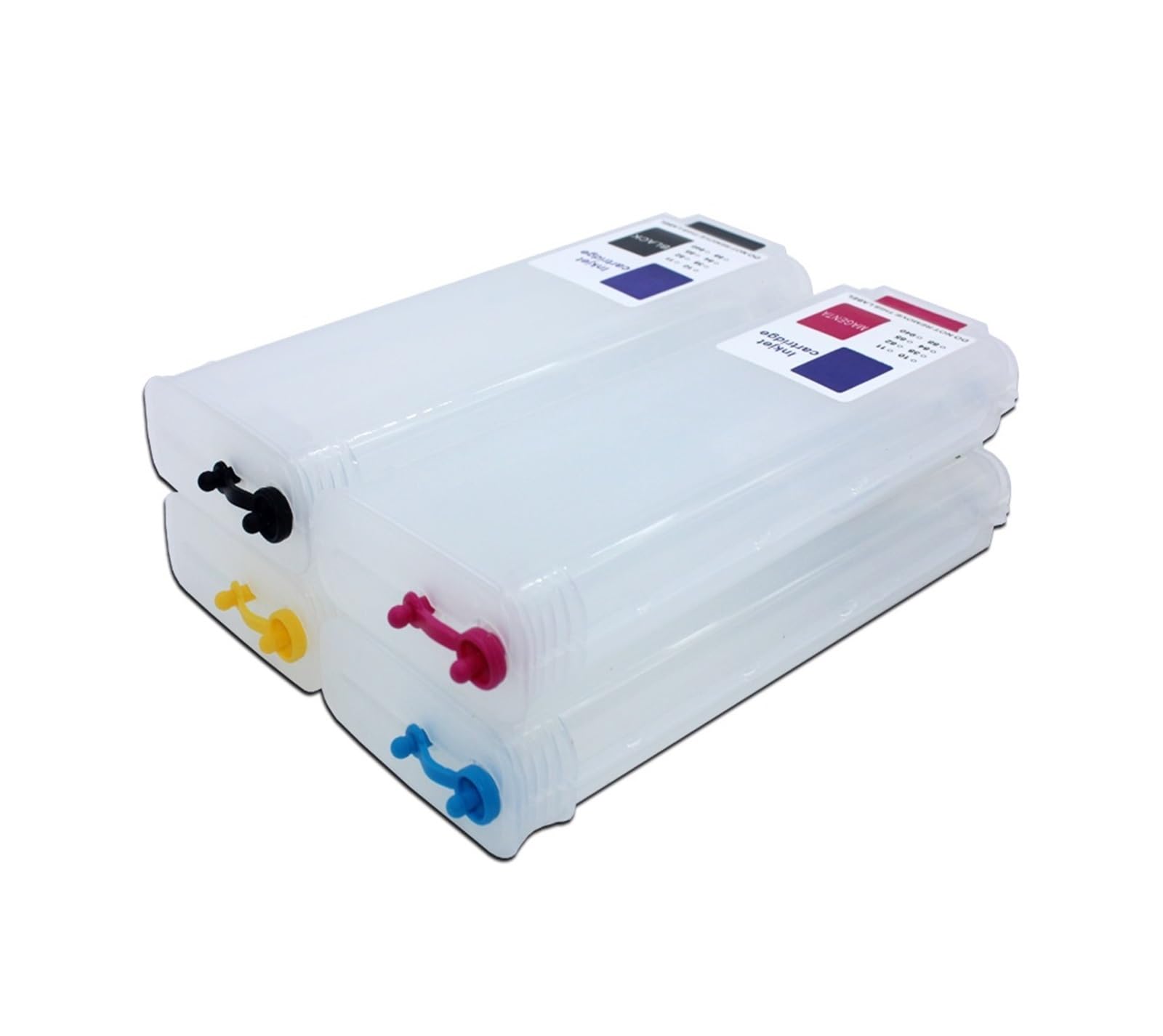 4 Couleurs 280ML HP82 Cartouche Rechargeable Compatible avec HP 510