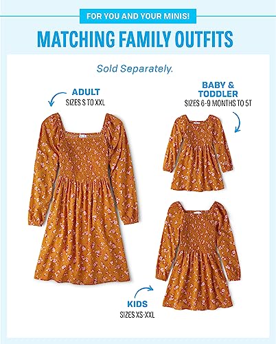 The Children's Place Baby Girls' Floral Smocked Dress2