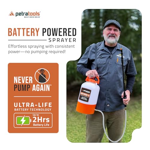Image of PetraTools Battery Powered Sprayer with 8 Nozzles, HD1000-S (1 Gal Pro Kit)